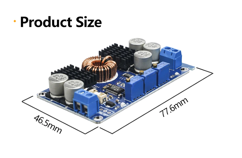 Elevador Reductor Step Up-Down LTC3780 5-32V a 1-30V 10A Salida estable